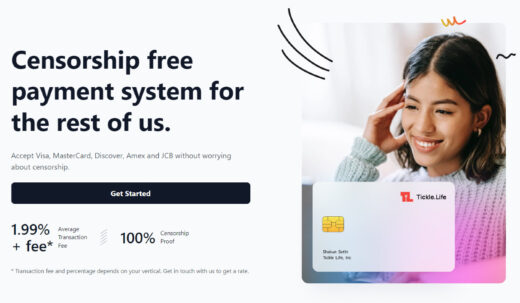 ticklecharge screenshot adult payment gateway homepage