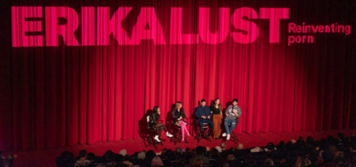 Erika Lust on stage on Reinventing ethical porn