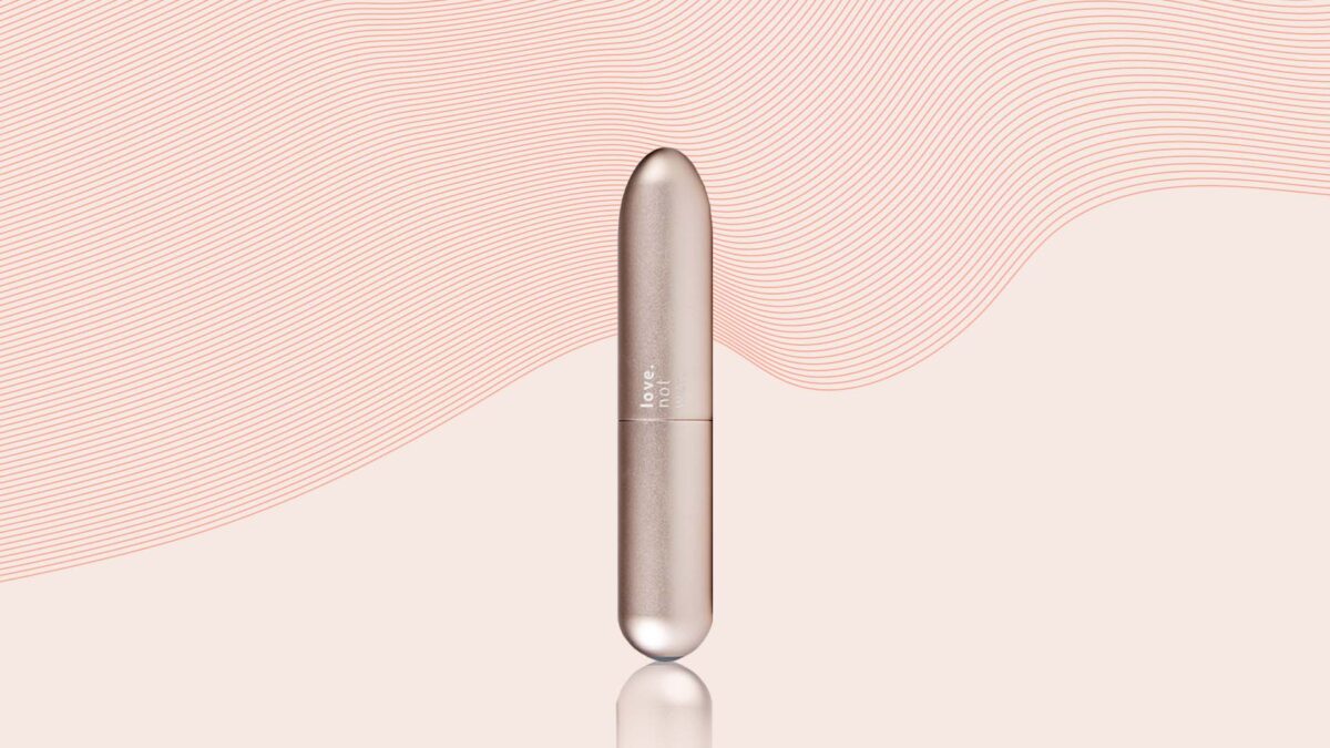 Love Not War Maya eco friendly sex toy made from aluminum.