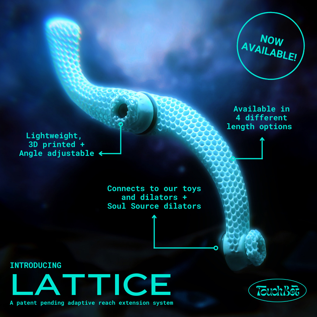 Touchbot Debuts Lattice Dildo Handle Shaped by Sex Toy User