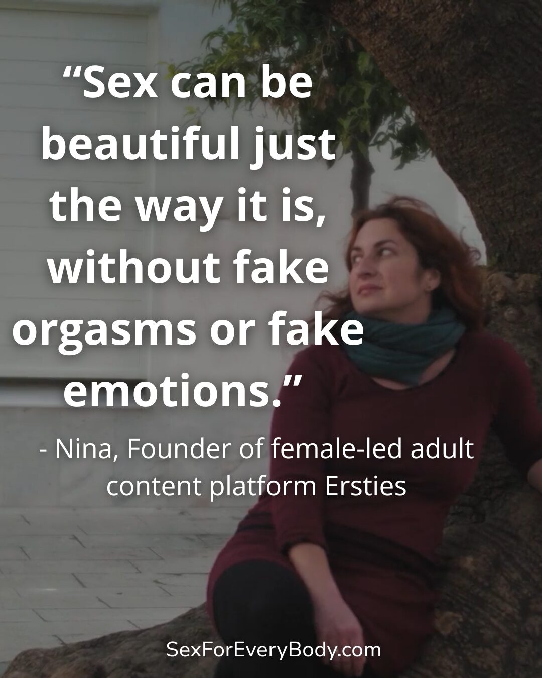 Nina Founder of Ersties Ethical Porn for the Female Gaze